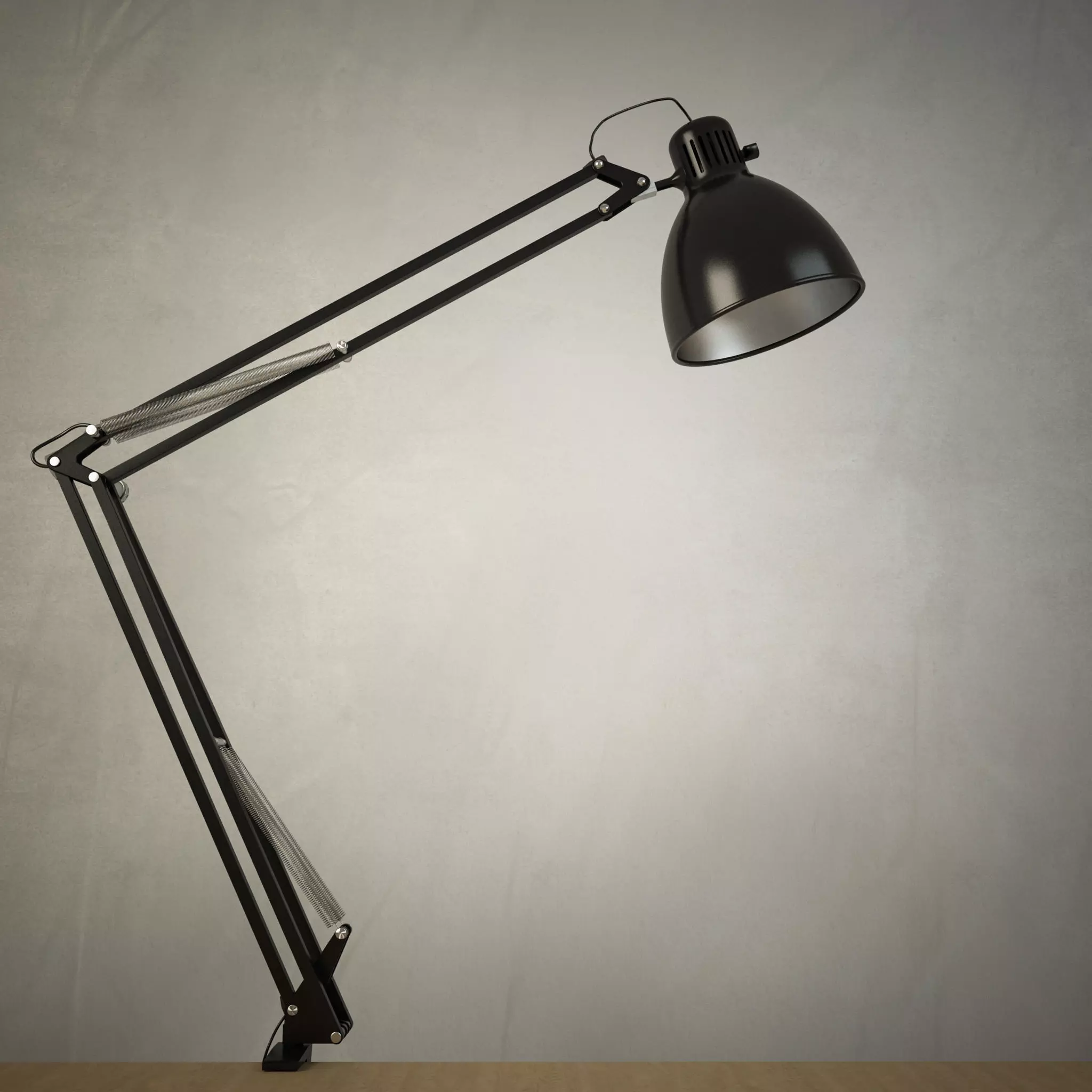 Luxo L-1 lamp  3D model_0