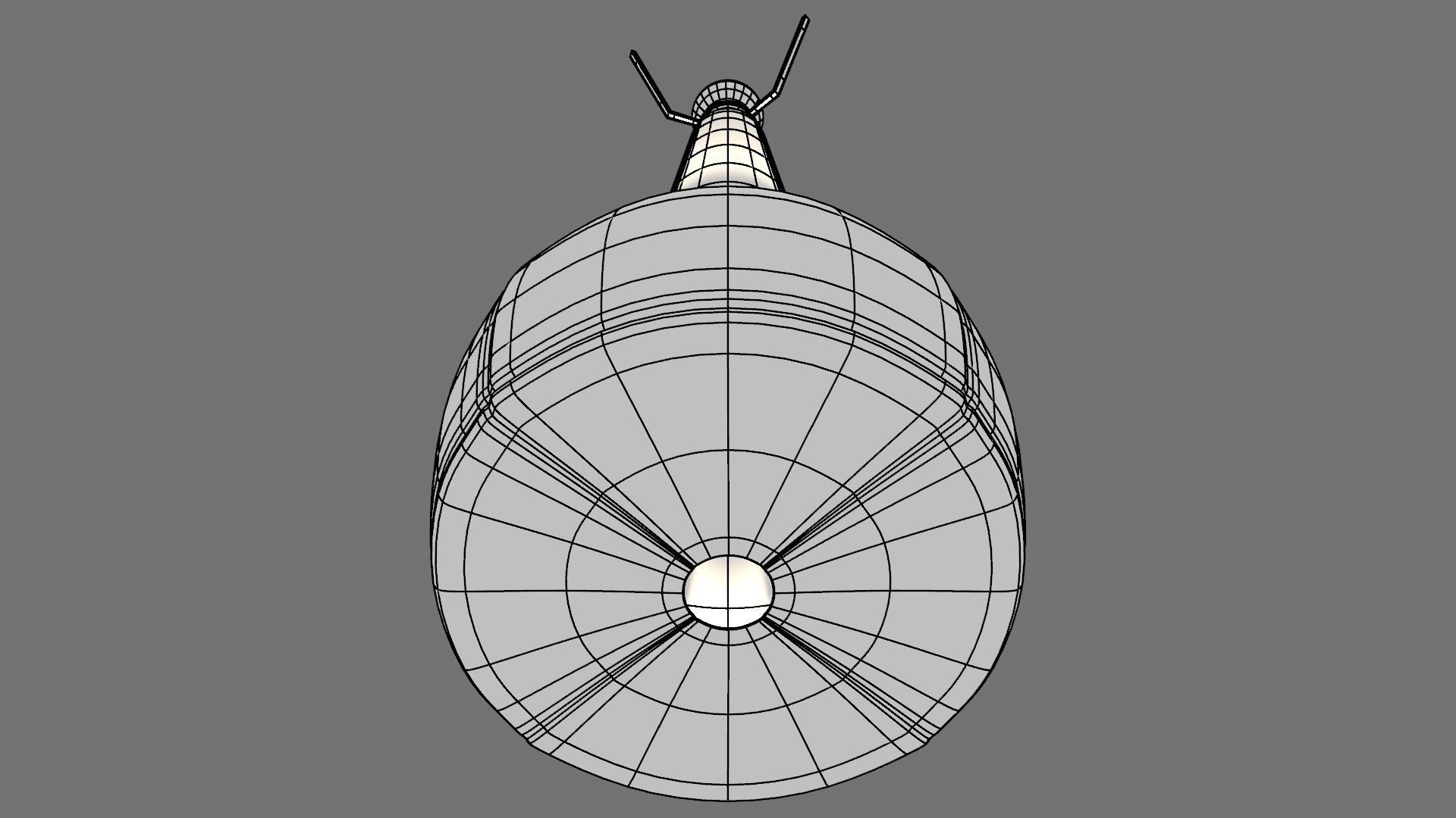 Luxury Wooden Lampshade  3D model_8