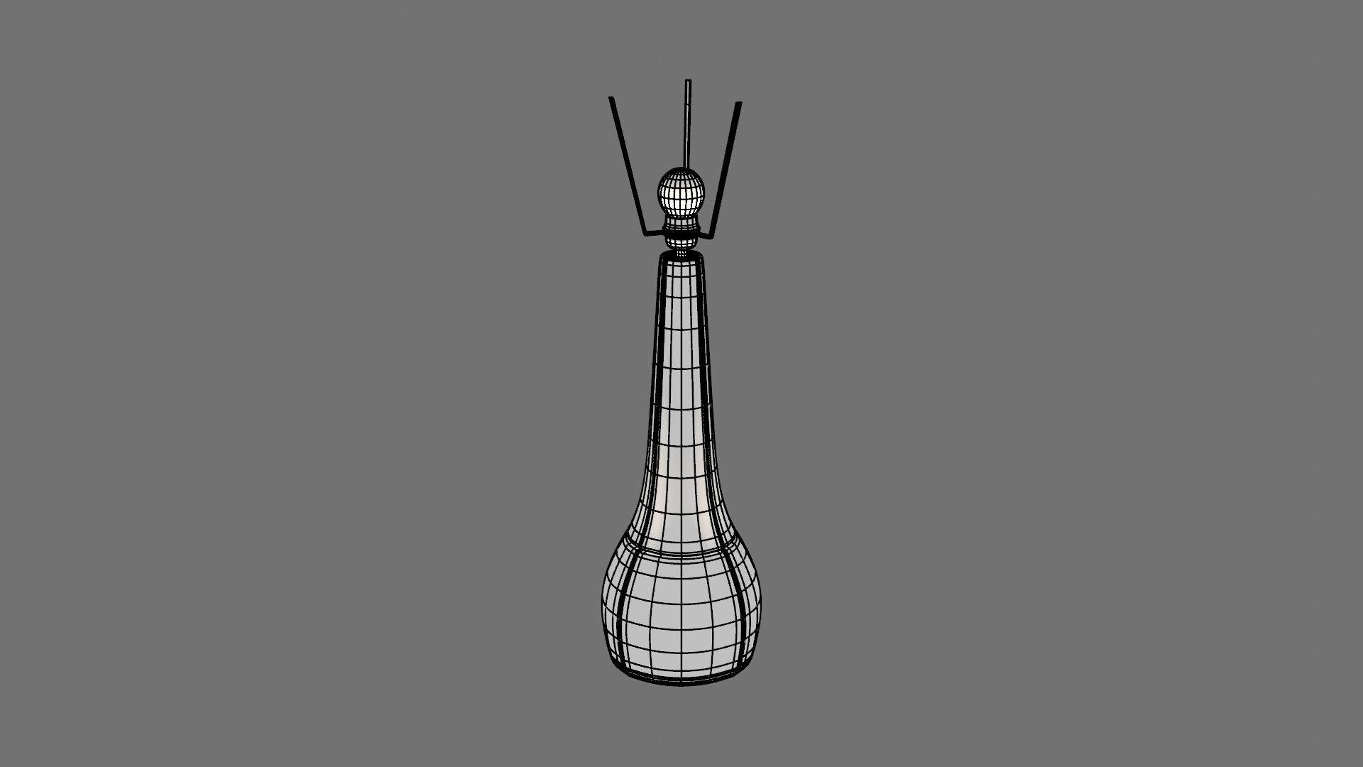 Luxury Wooden Lampshade  3D model_6