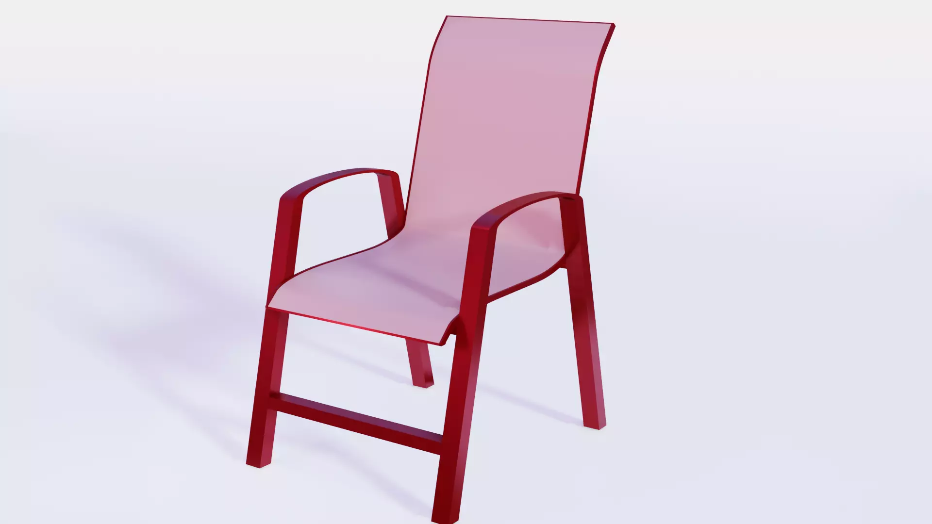 Luxurious office chair LOW POLY Free low-poly 3D model