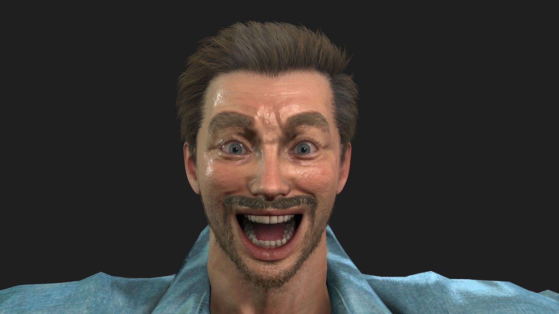 Man Clothed Rigged 3D Model  3D model_7