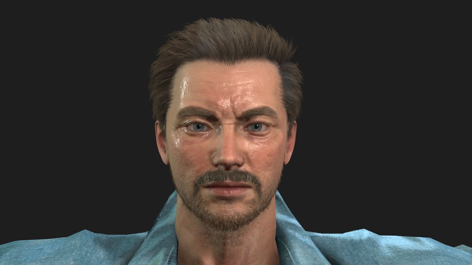 Man Clothed Rigged 3D Model  3D model_2