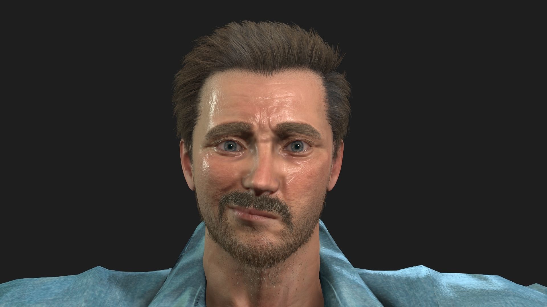 Man Clothed Rigged 3D Model  3D model_6