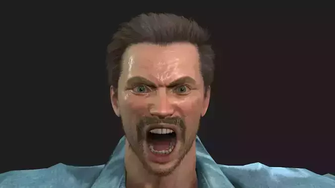 Man Clothed Rigged 3D Model 