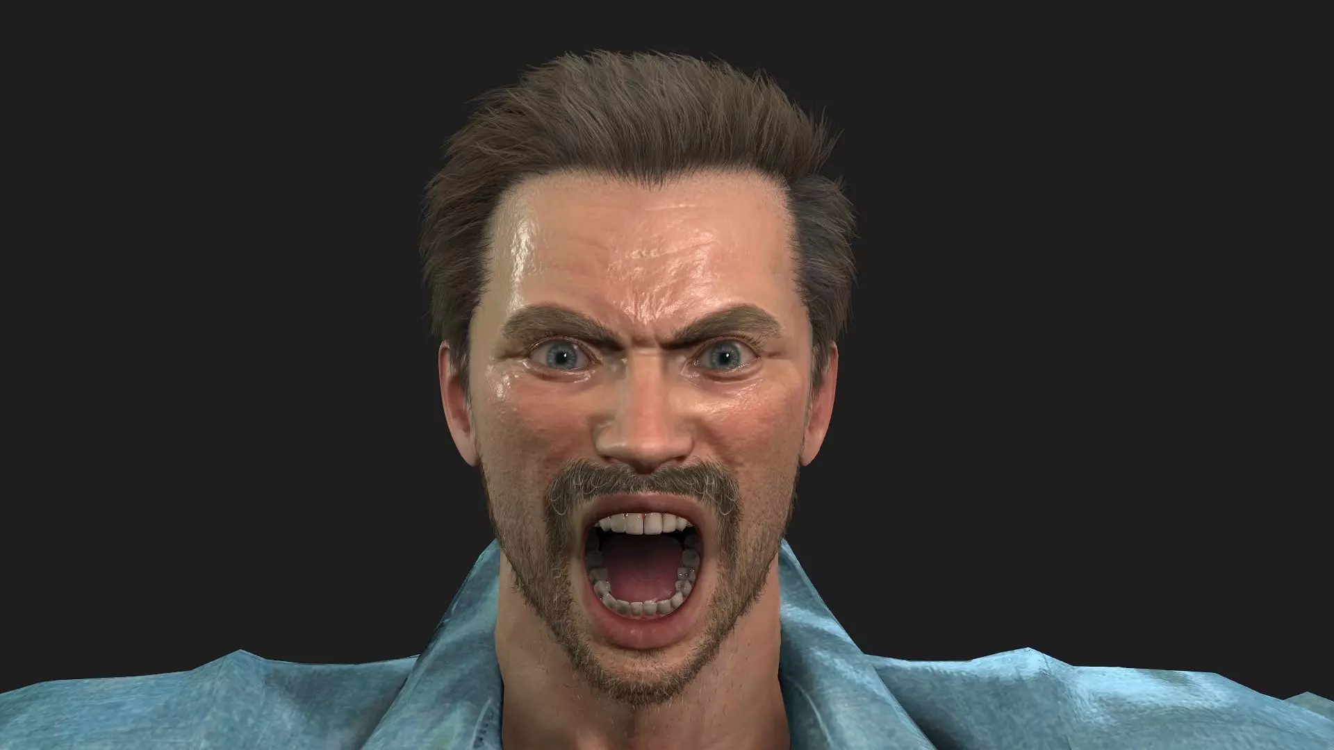 Man Clothed Rigged 3D Model  3D model_0