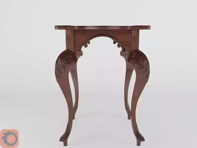 Carved Classic Side Table