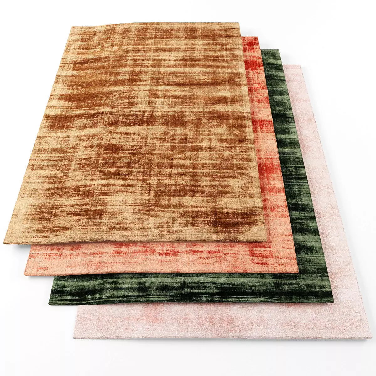 Rugs-1104 three rugs Low-poly 3D model_0