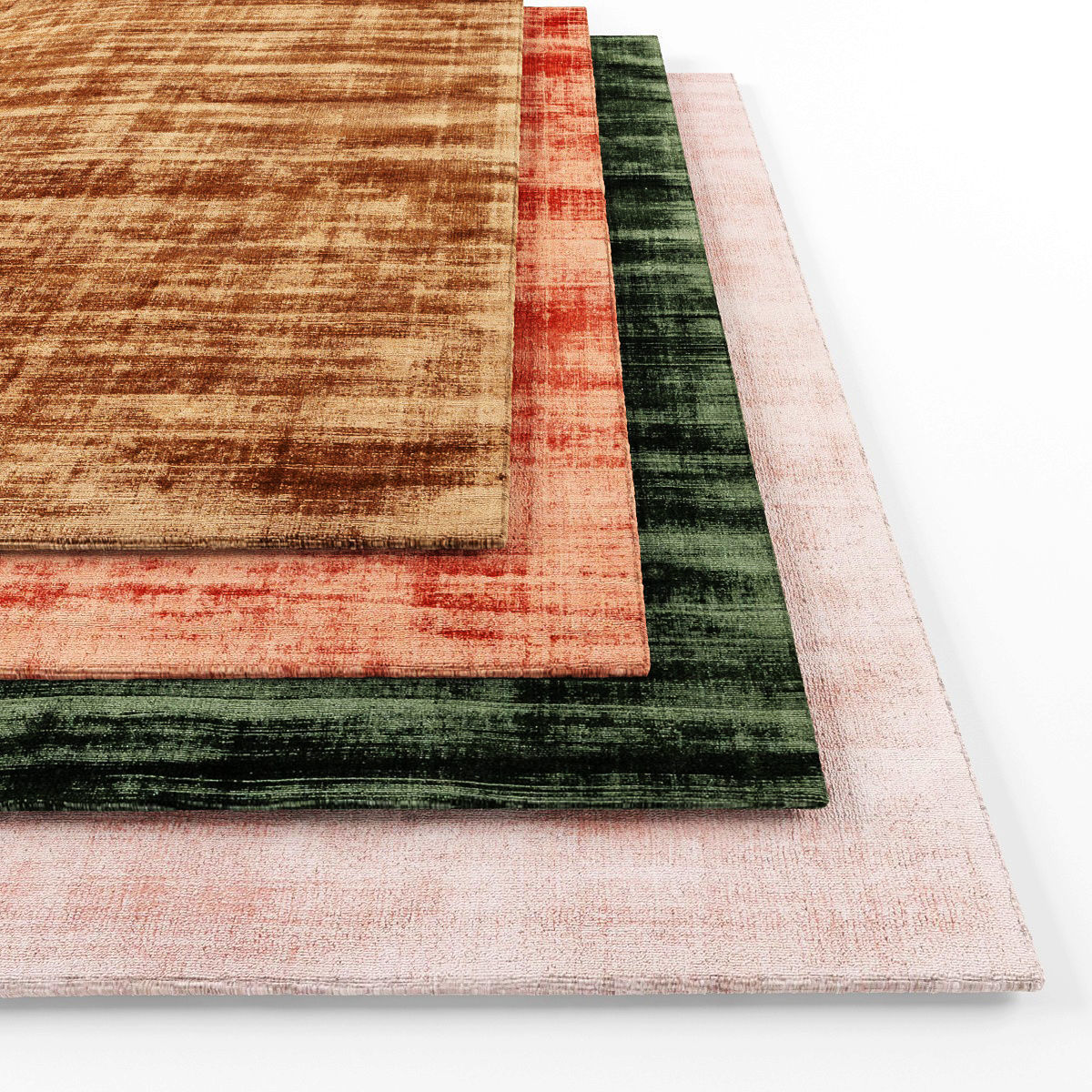 Rugs-1104 three rugs Low-poly 3D model_1