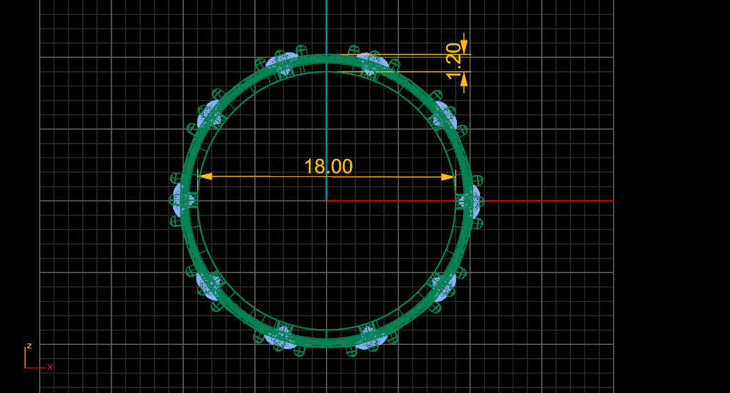 Couple ring 3D model_8