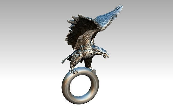 Eagle pendant 3D print model