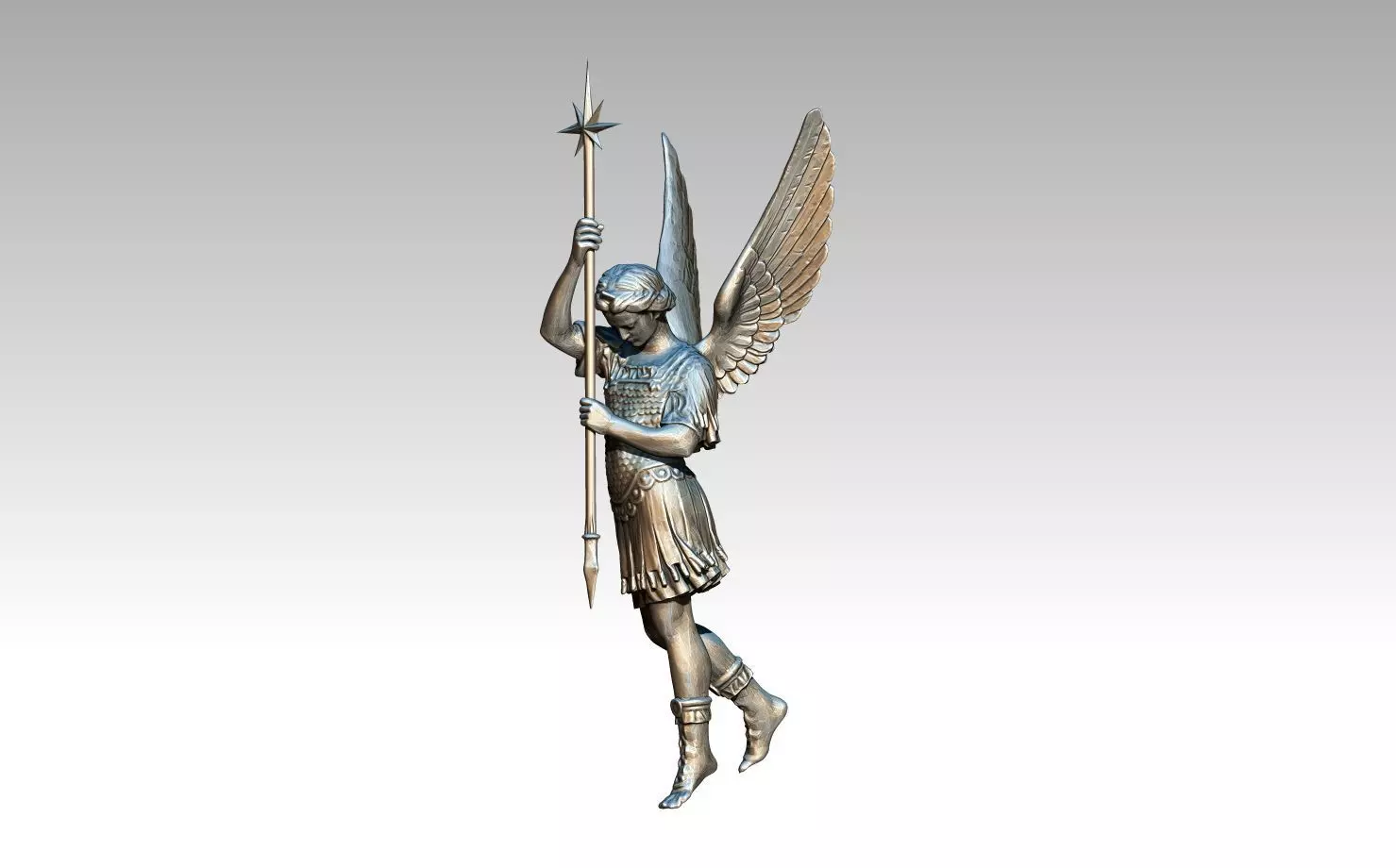 religion statue 3D print model