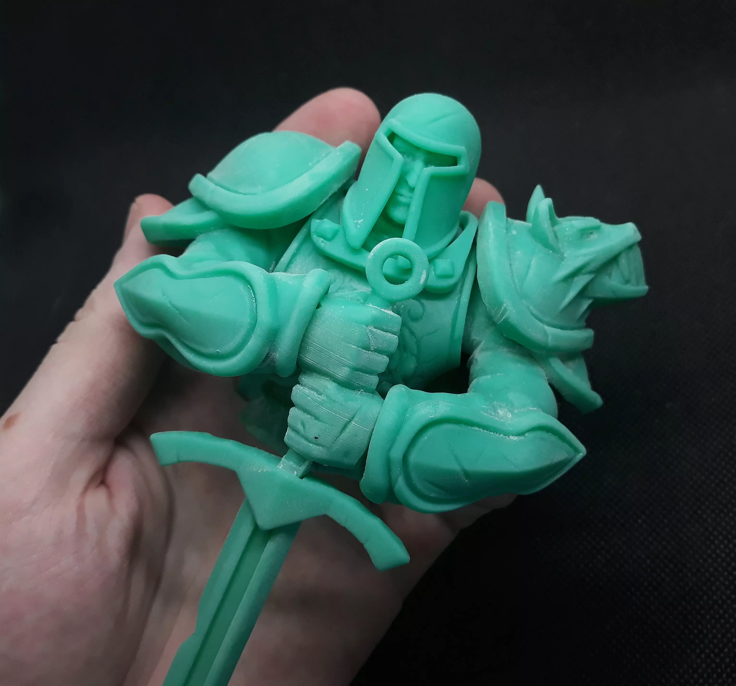 knight for the shelf 3d print Free 3D print model