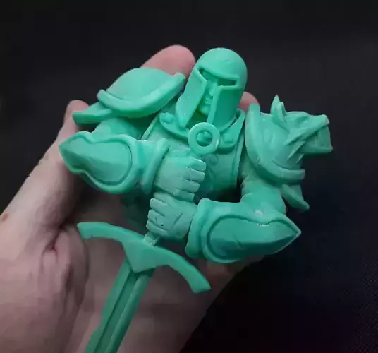 knight for the shelf 3d print