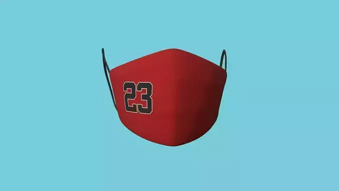 Jordan 23 Covid Mask CGI - Character Fashion Design