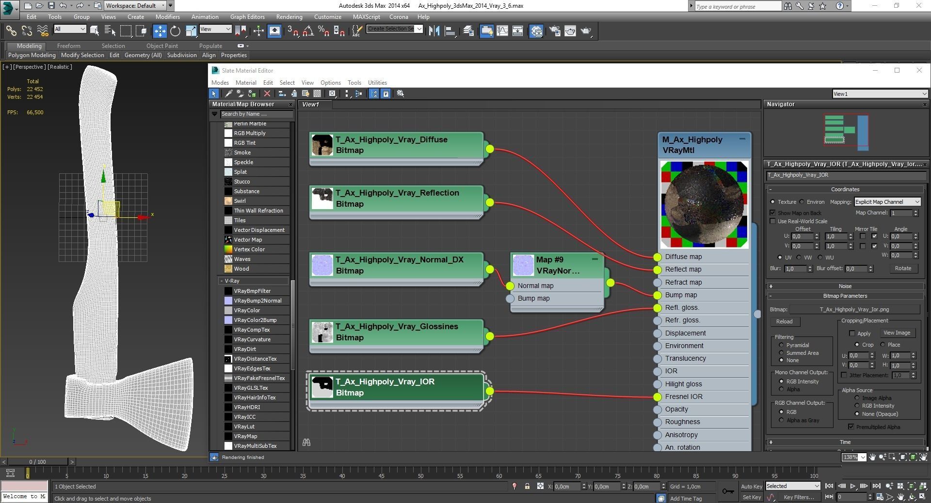 Old Worn Rusty Used Ax 3D model_11