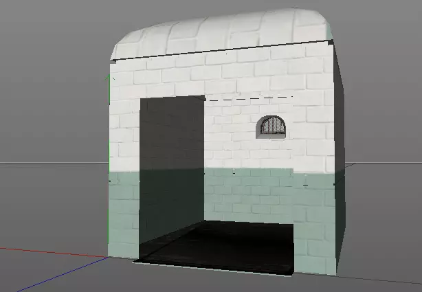 Prison Jail Cell 3D model_0