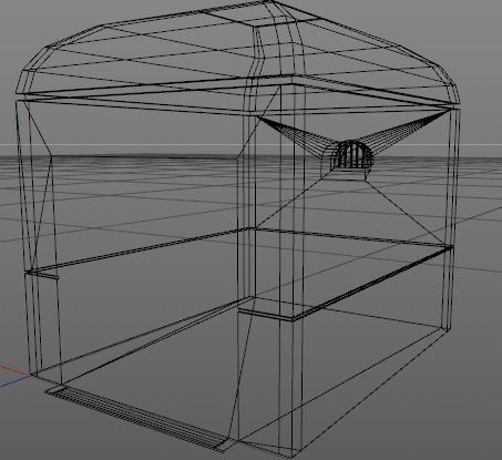 Prison Jail Cell 3D model_7