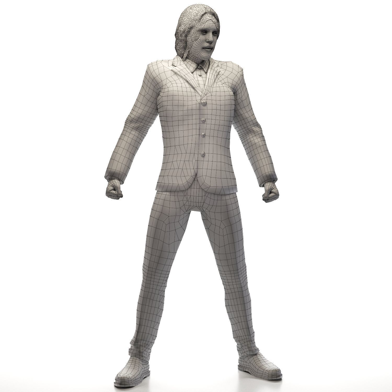 john wick 3D model_4