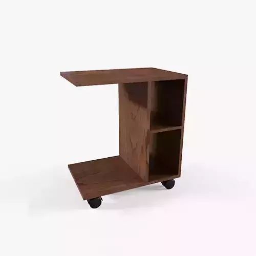 Heather Side Table teak finish