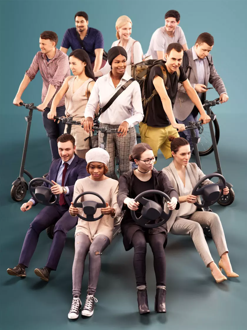 1018 - Mobility Bundle 3D Model Collection_0