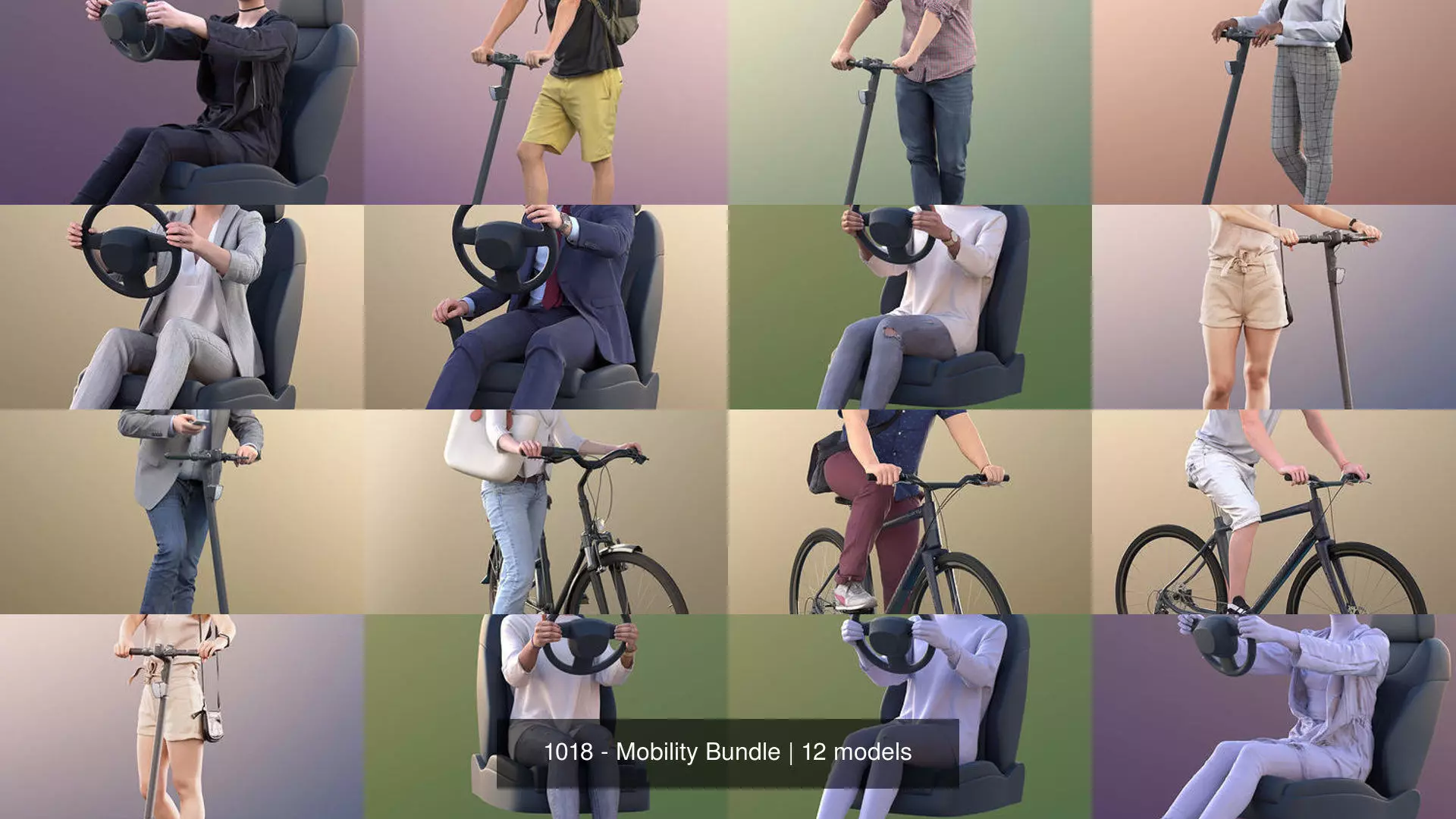 1018 - Mobility Bundle 3D Model Collection_12