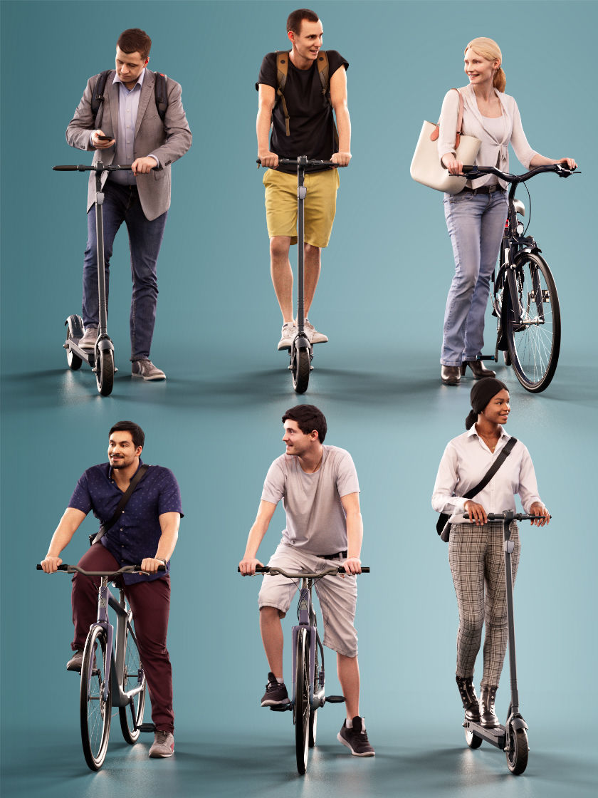 1018 - Mobility Bundle 3D Model Collection_18