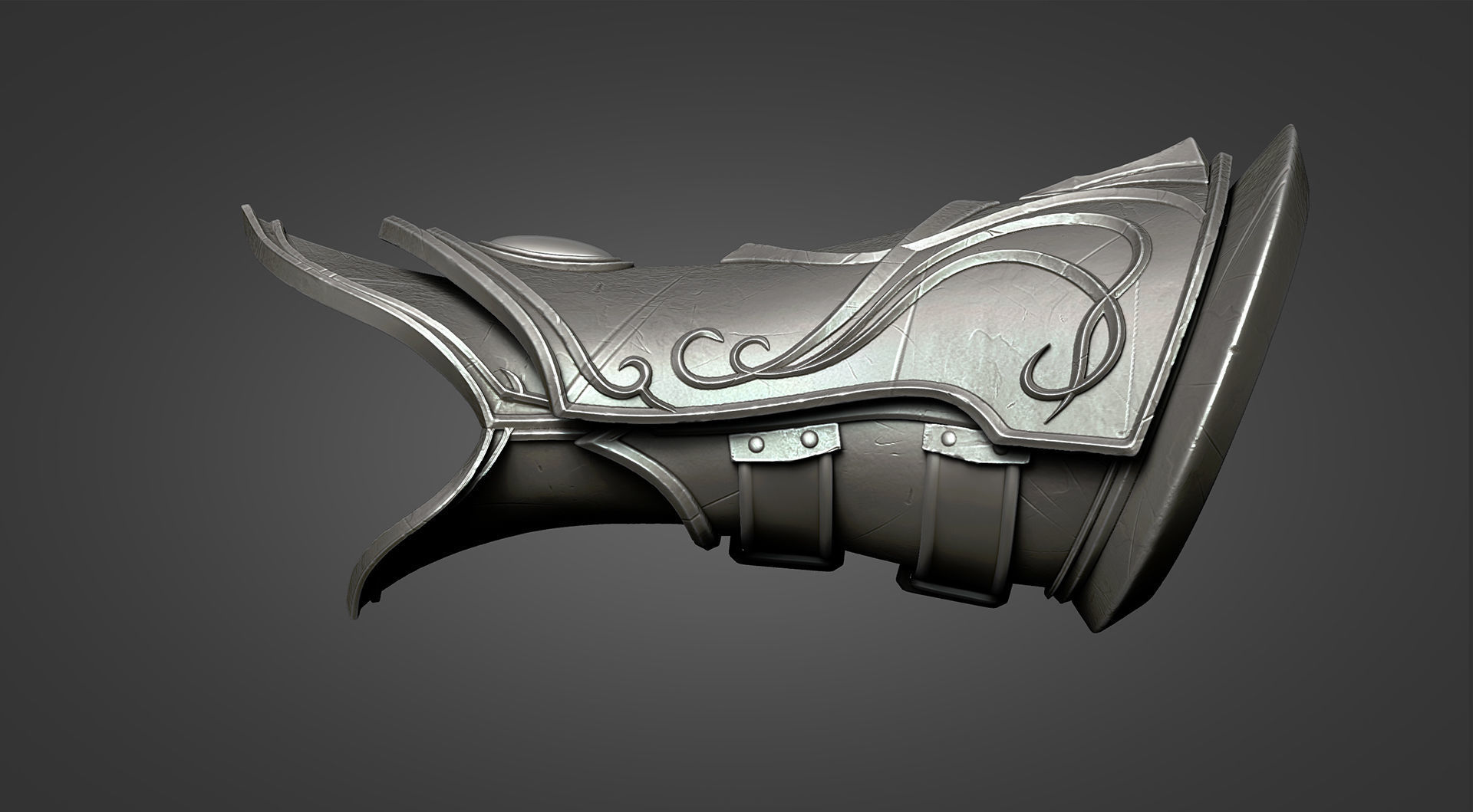 Sylvanas Windrunner - Gauntlet 3D print model_4