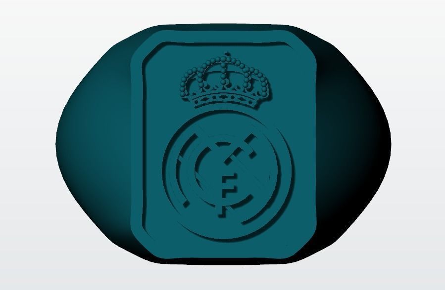 Real Madrid Ring 3D print model_6