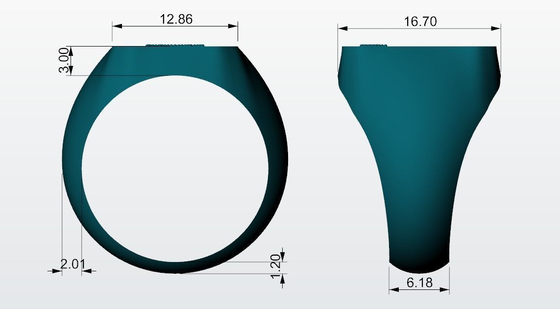 Real Madrid Ring 3D print model_7