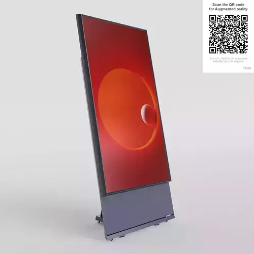 Samsung The Sero 4K Smart tv 2020 Low-poly 3D model