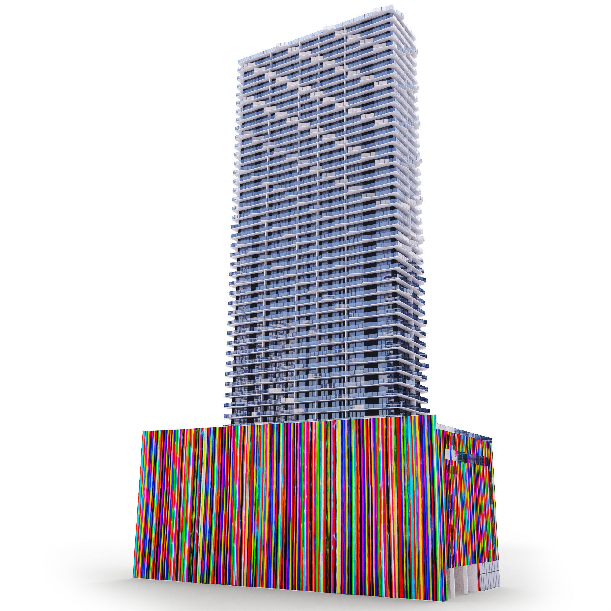 Hotel SLS Brickell Miami 3D model_1