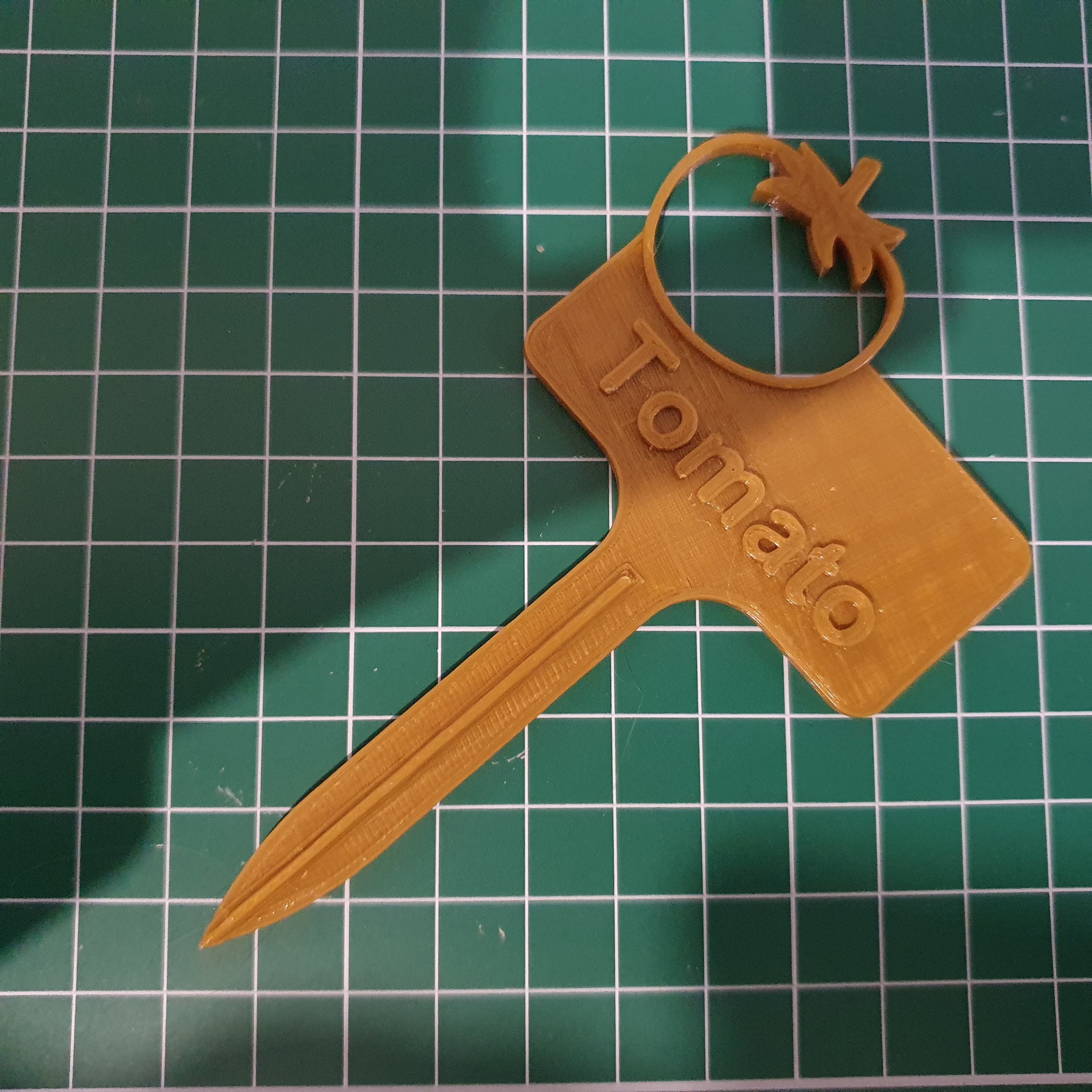 3D printable Plant Labels Pack - Garden Veggie and Herb Markers 3D print model_2