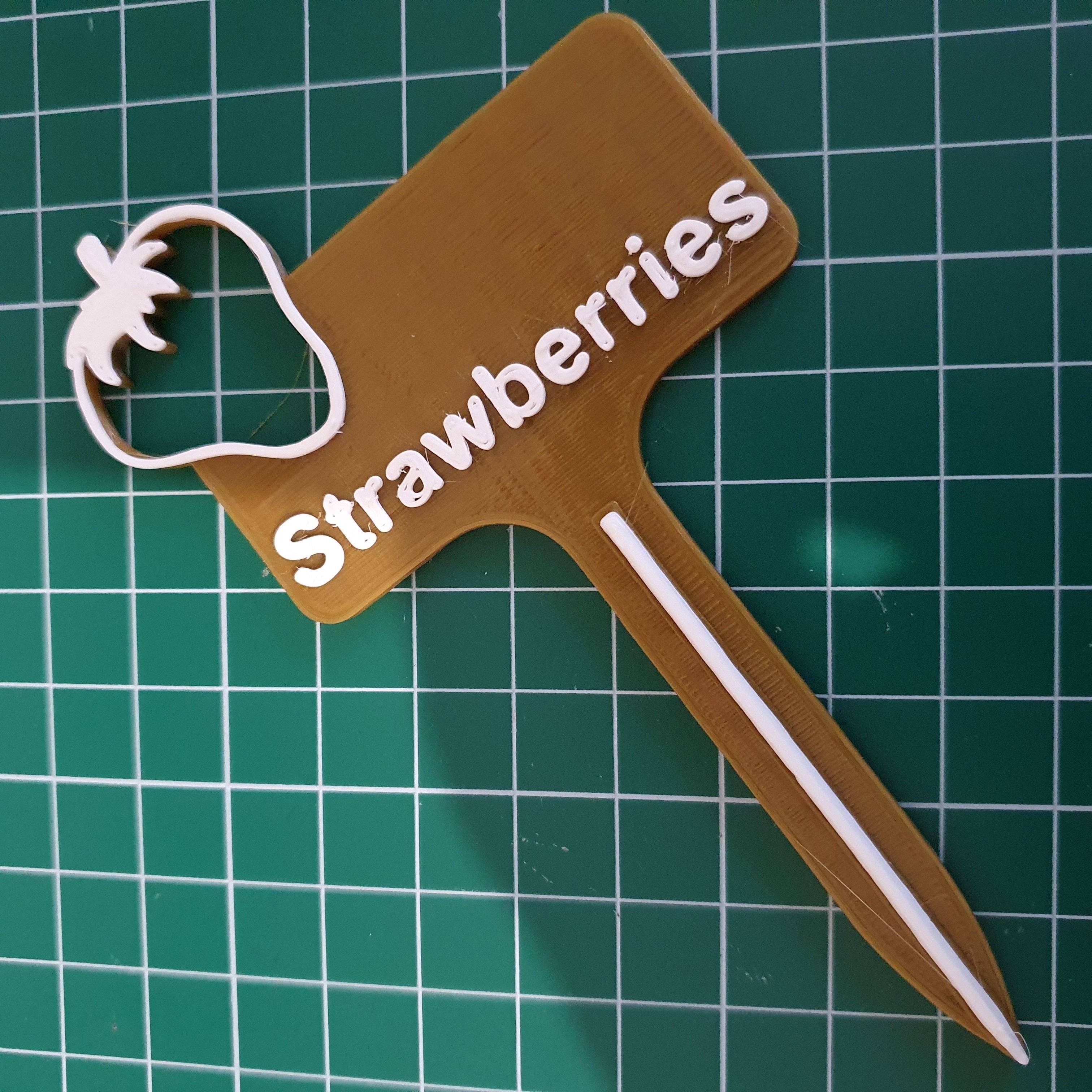 3D printable Plant Labels Pack - Garden Veggie and Herb Markers 3D print model_3