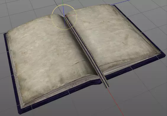 Hard Book 3D model