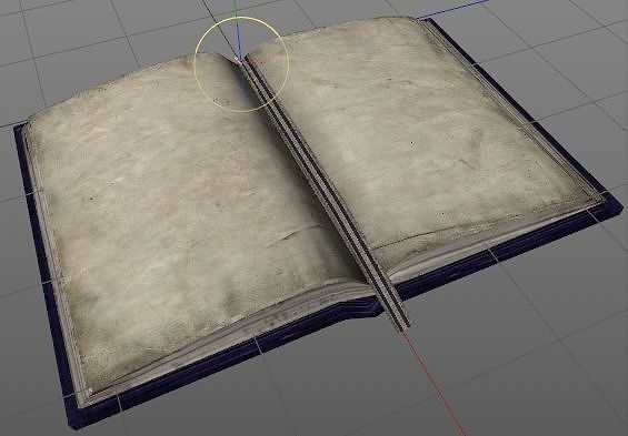 Hard Book 3D model