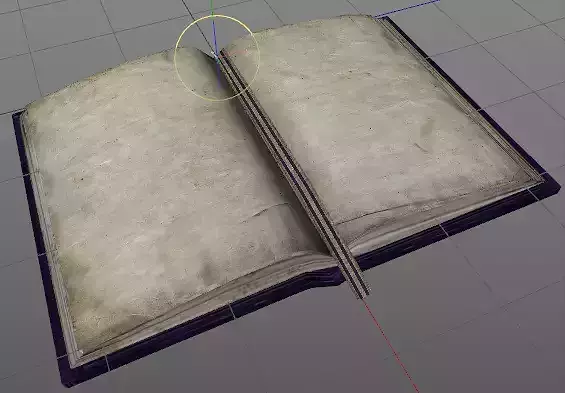Hard Book 3D model