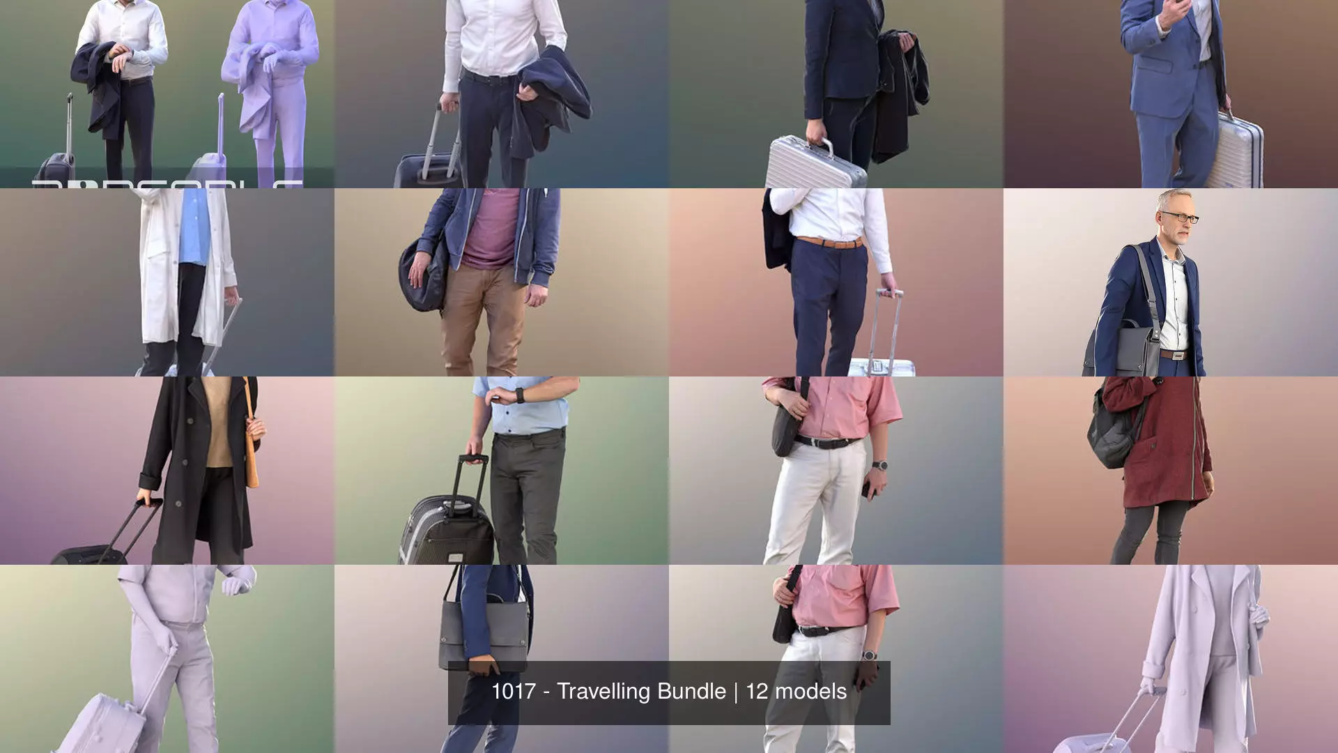 1017 - Travelling Bundle 3D Model Collection_5