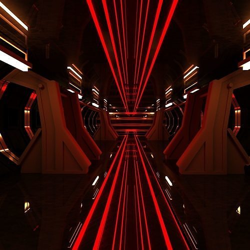 The Royal Corridor Free 3D model
