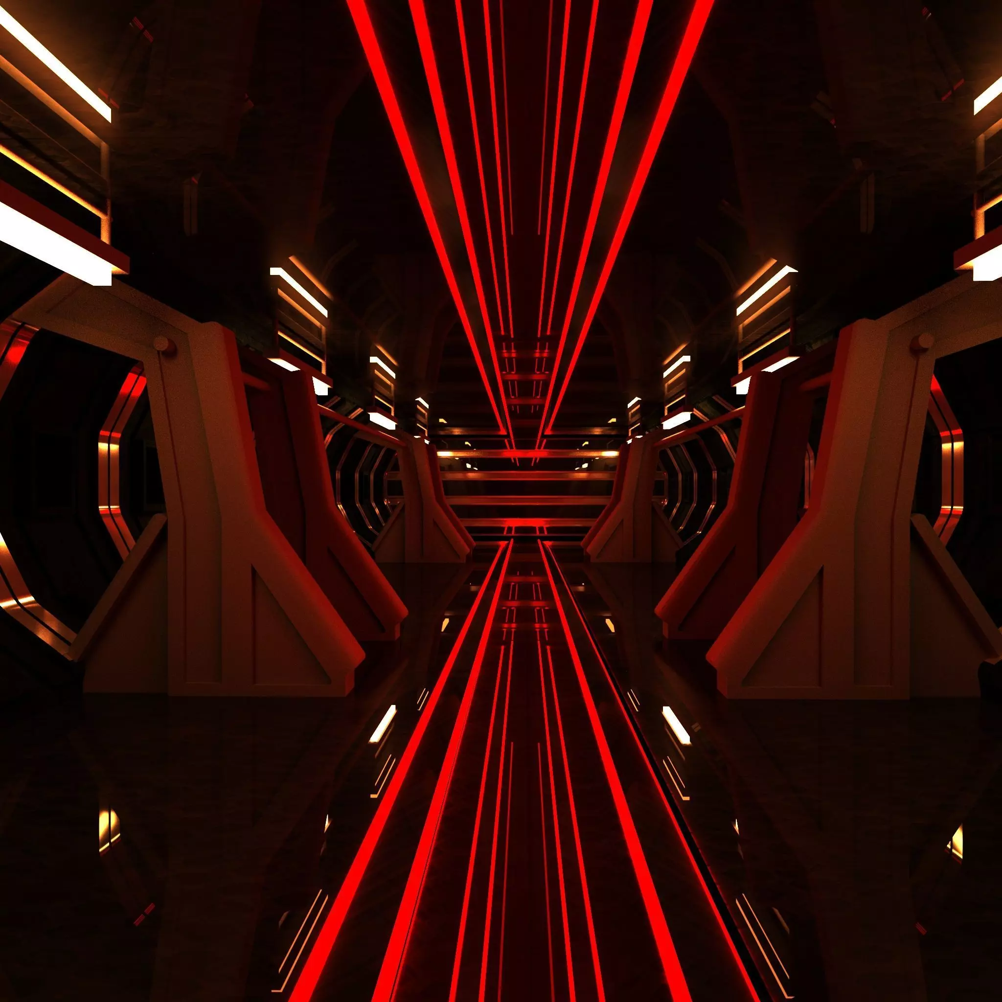 The Royal Corridor Free 3D model