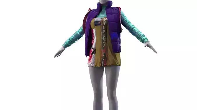 FEMALE SPORT CYBERPUNK SET