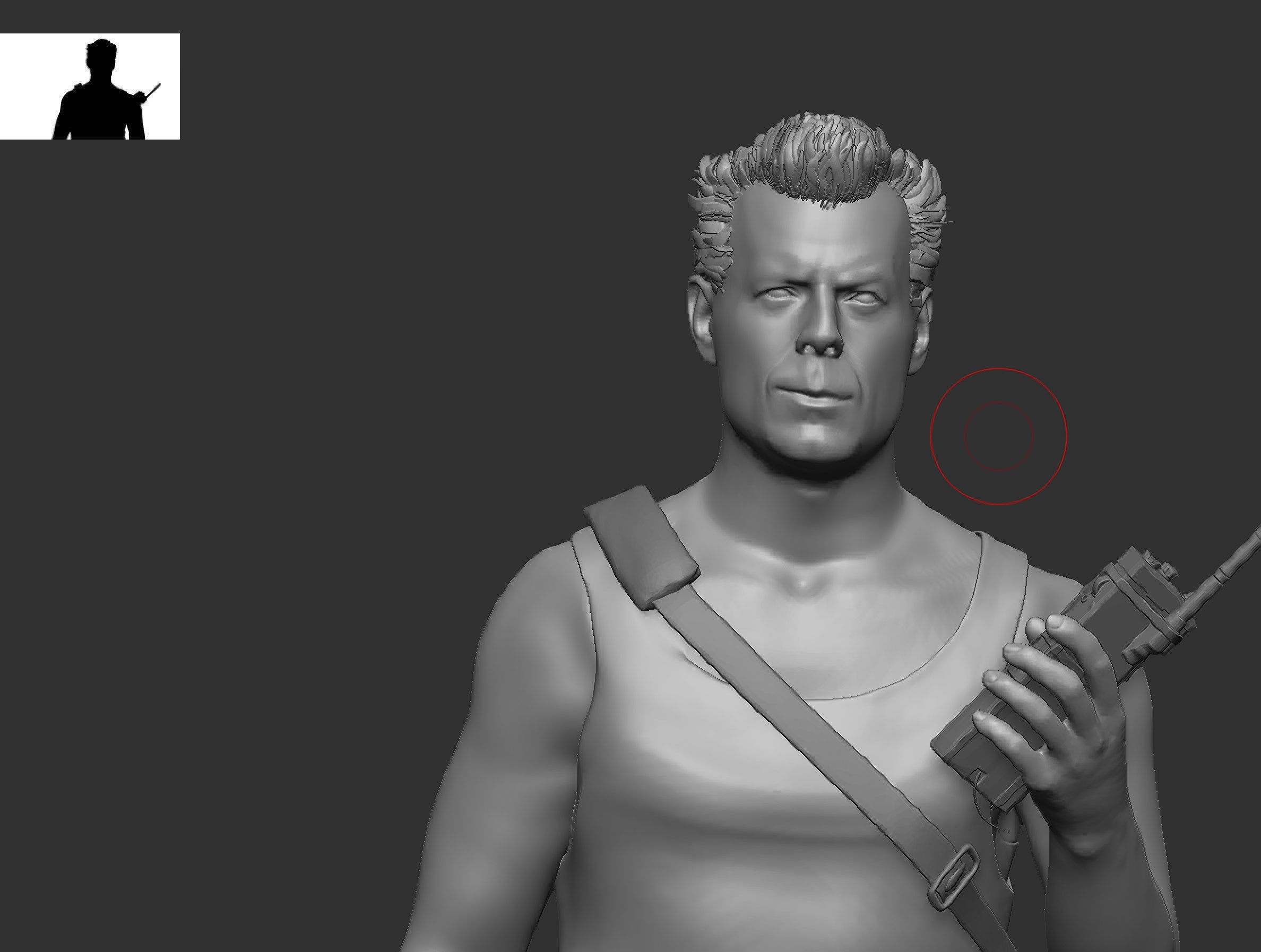 Die Hard John Mclane Bruce Willis 3D print model_3