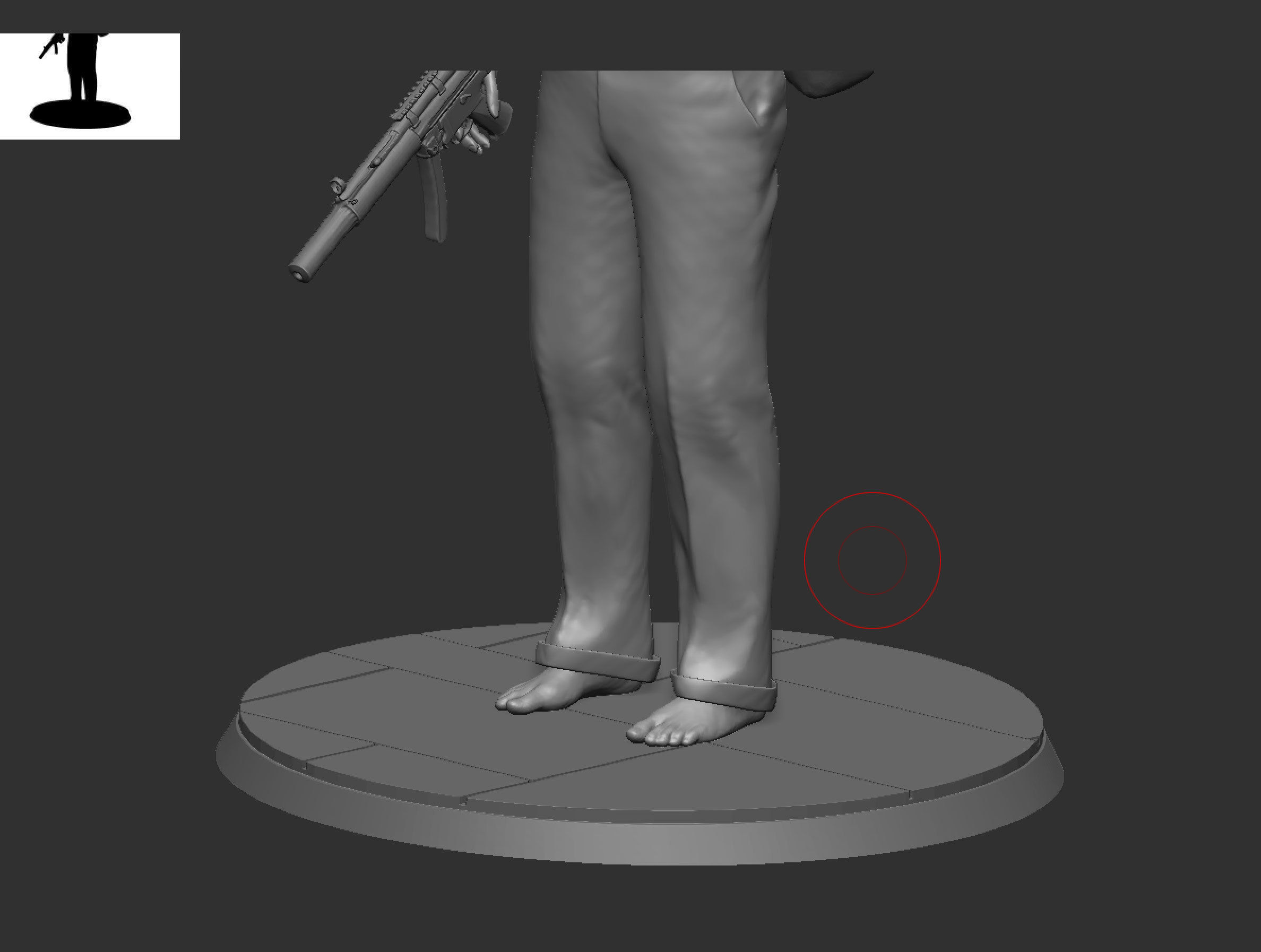 Die Hard John Mclane Bruce Willis 3D print model_1