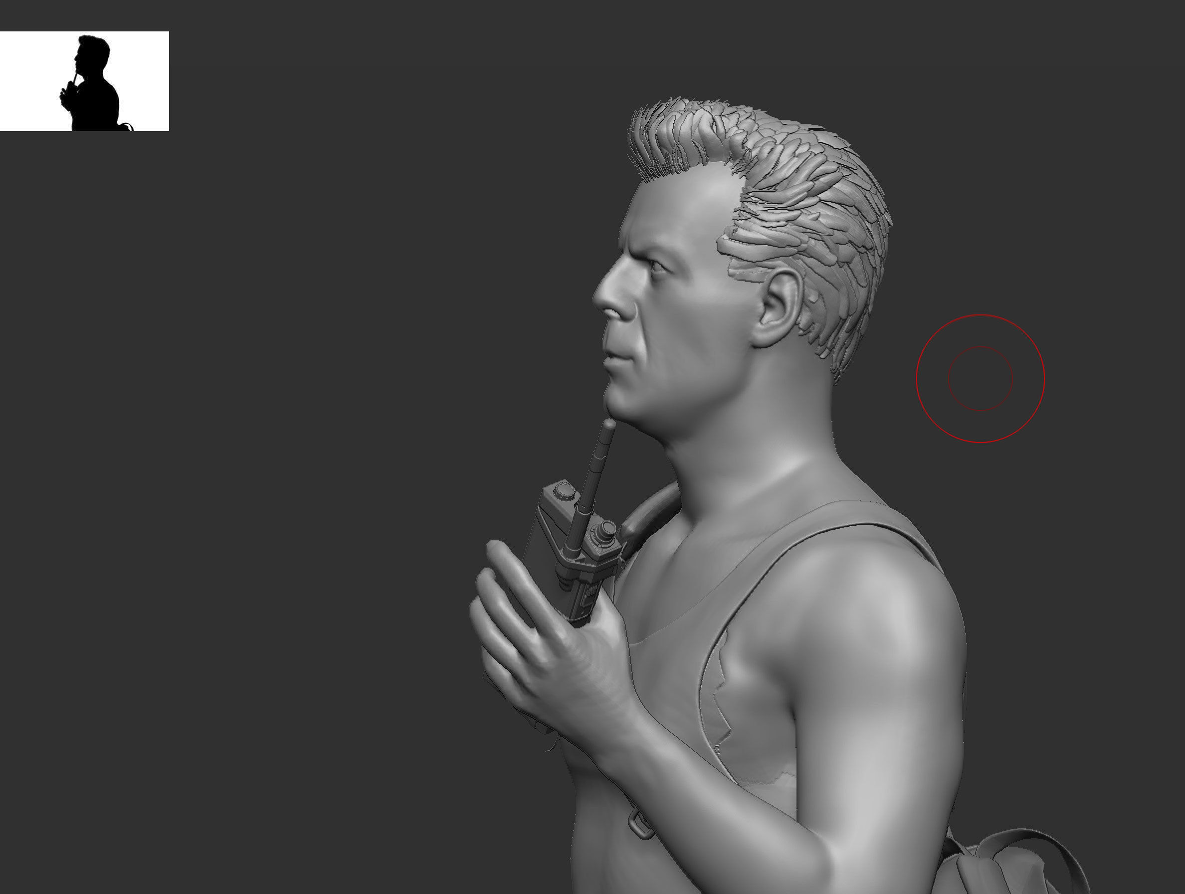 Die Hard John Mclane Bruce Willis 3D print model_4