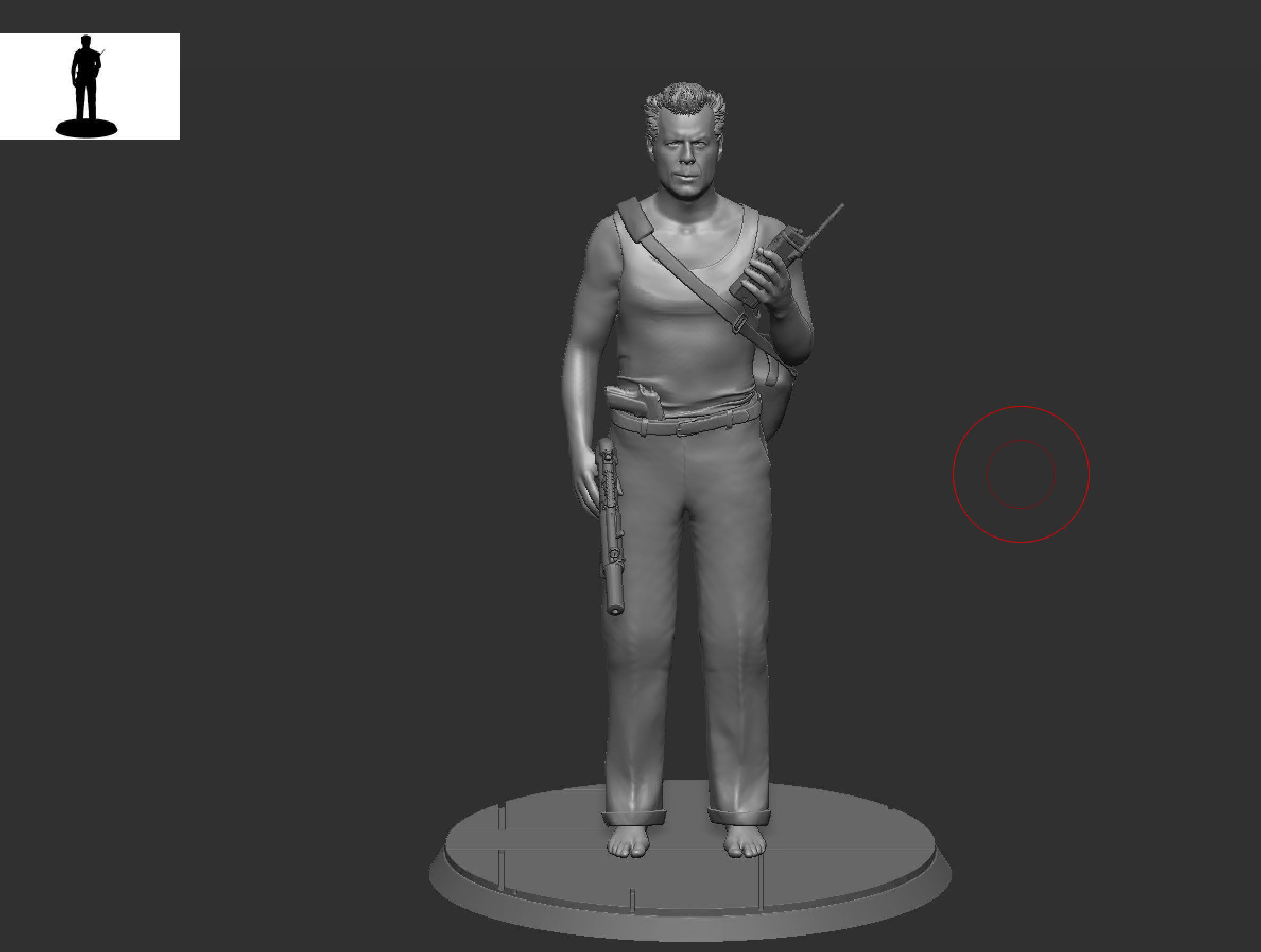 Die Hard John Mclane Bruce Willis 3D print model_6