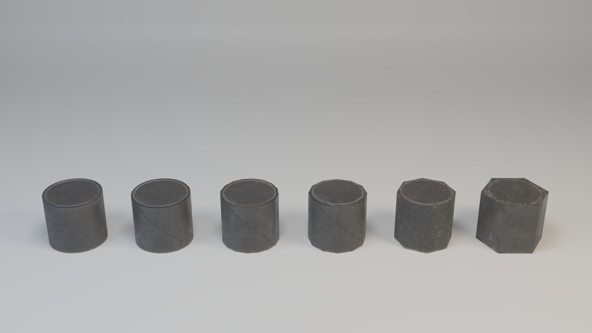 Grenade container M41 - LOW POLY GAME READY PACK Low-poly 3D model_6