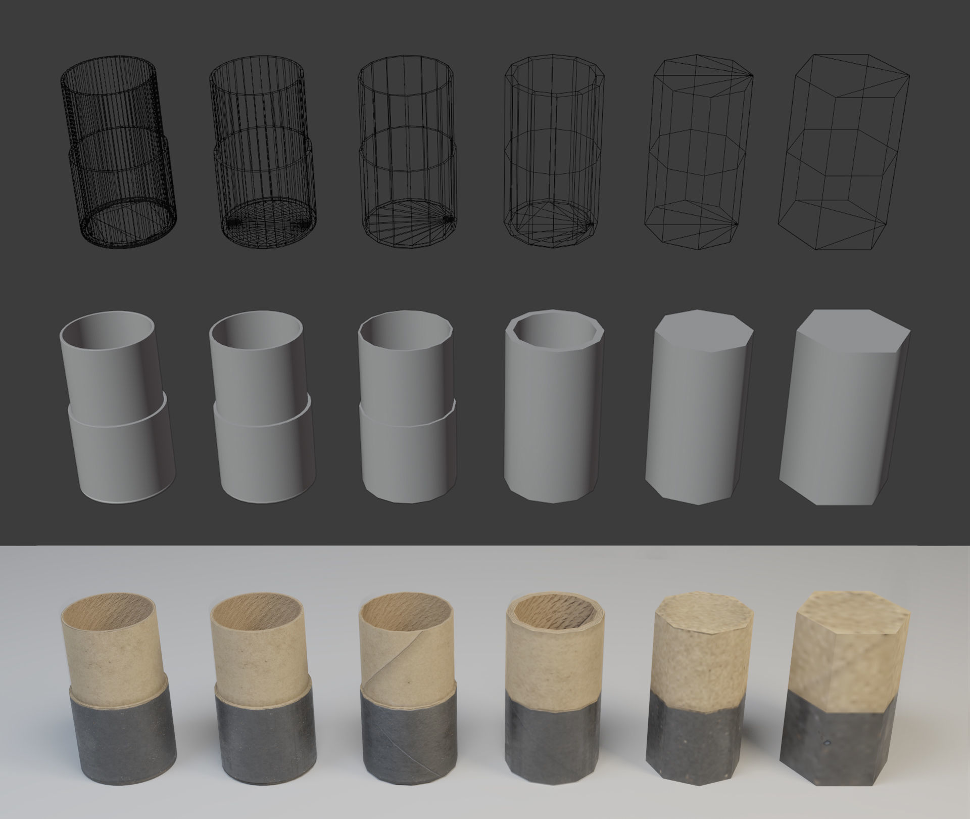 Grenade container M41 - LOW POLY GAME READY PACK Low-poly 3D model_12