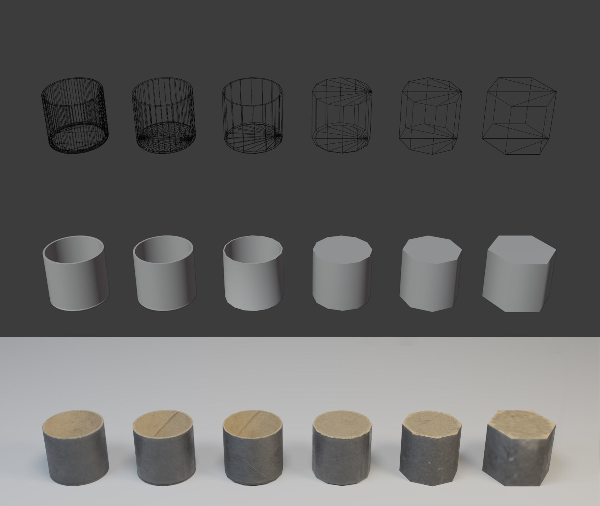 Grenade container M41 - LOW POLY GAME READY PACK Low-poly 3D model_8
