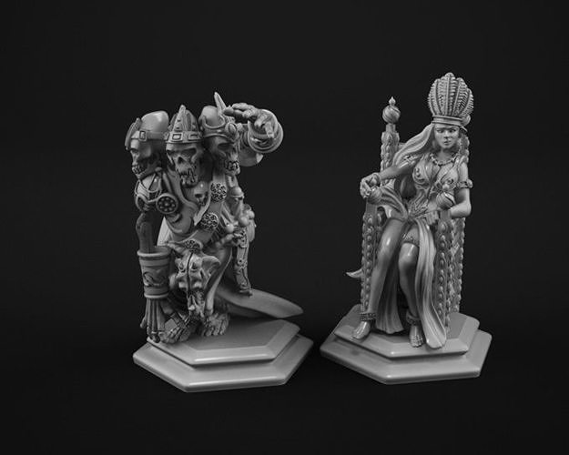 Undead King 3D print model