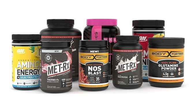 Protein Powders 3D model
