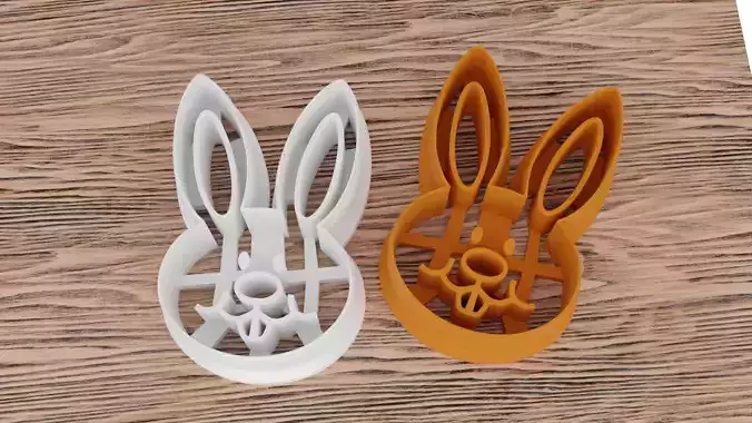 Forms in the form of a bunny for a 3D printer